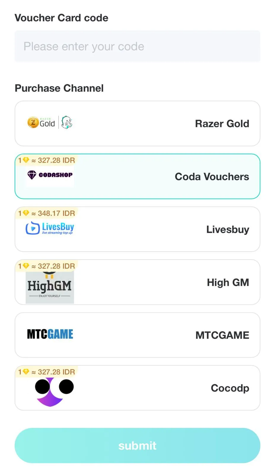 Cara redeem Bigo Live Voucher