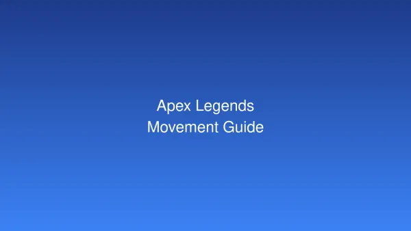 Apex Legends 2026: Panduan Lengkap Movement Advanced - Wall Jump, Slide Hop, Bunny Hop, dan Tap Strafing