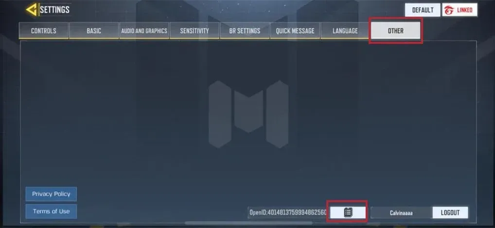 Cara mencari OpenID Call of Duty Mobile (Malaysia)