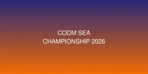 CODM Southeast Asia Championship 2026: 12 Tim Asia Tenggara Lumaban para sa $300,000 Prize Pool