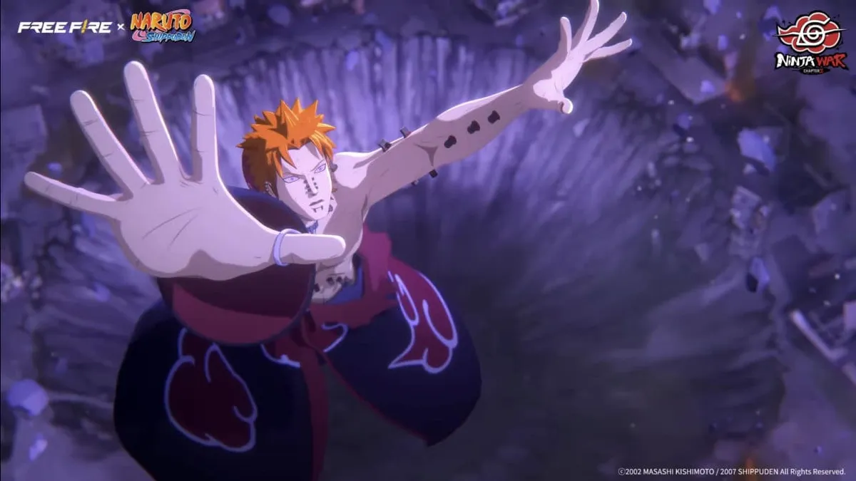 Raih Bundle Pain Tendo Gratis di Free Fire MAX Melalui Kolaborasi Naruto Shippuden