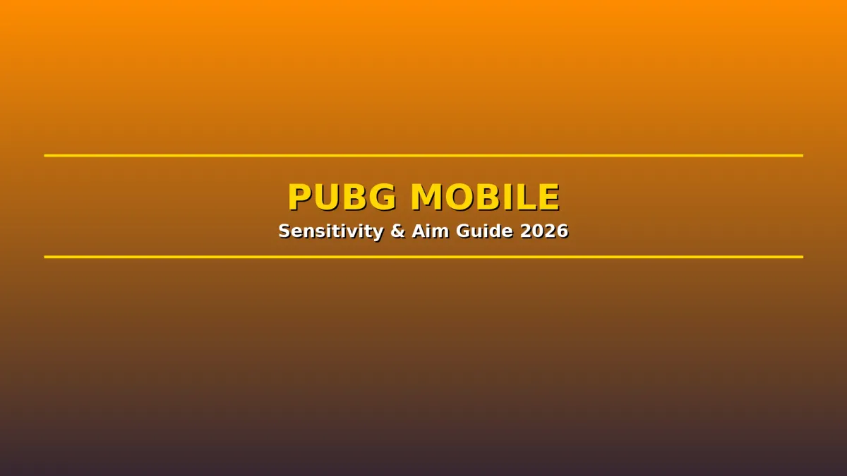 PUBG Mobile 2026: Gabay sa Sensitivity Settings at Aim Para Maging Pro Player