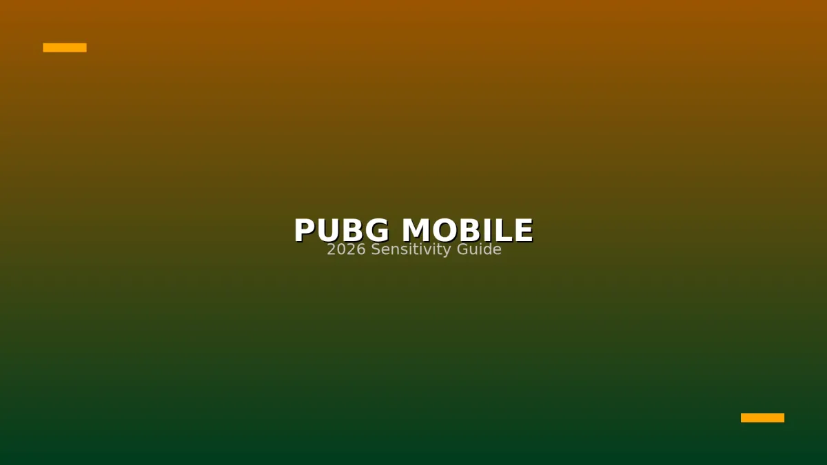 PUBG Mobile 2026: Hướng Dẫn Chỉnh Độ Nhạy Cảm Để Aim Chính Xác Như Pro