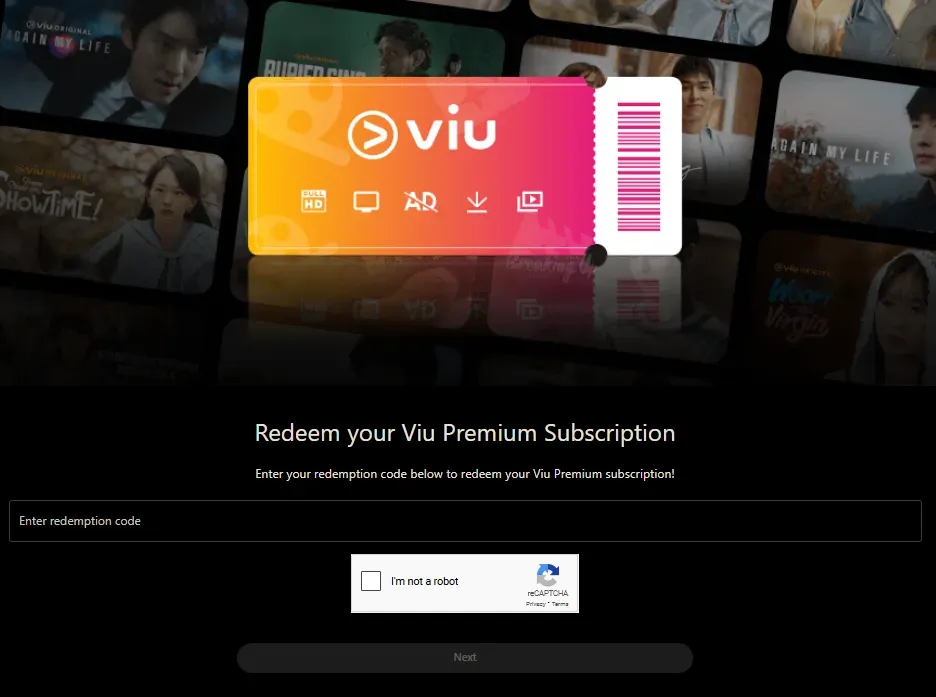 Cara redeem Voucher Viu Premium